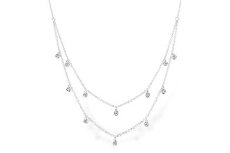 A283-19625: NECKLACE .22 TW (18 INCHES)
